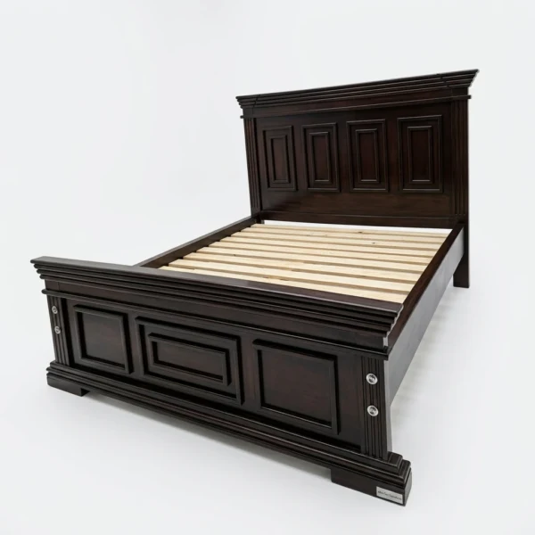Classic Espresso Solid Wood Platform Bed