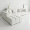 Cloud Bouclé L-Shaped Sectional Sofa