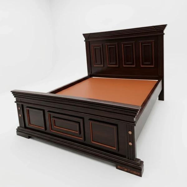 Classic Espresso Solid Wood Platform Bed