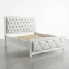 elegant-tufted-bed-frame-with-diamond-stitching Modern Tufted Upholstered Bed Frame