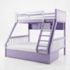 White Pine Twin Over Full Bunk Bed with Storage
