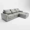 Modern Light Grey Sectional Sofa