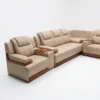 Premium Executive seat Sofa with Wooden Accents