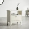 Minimalist White Nightstand