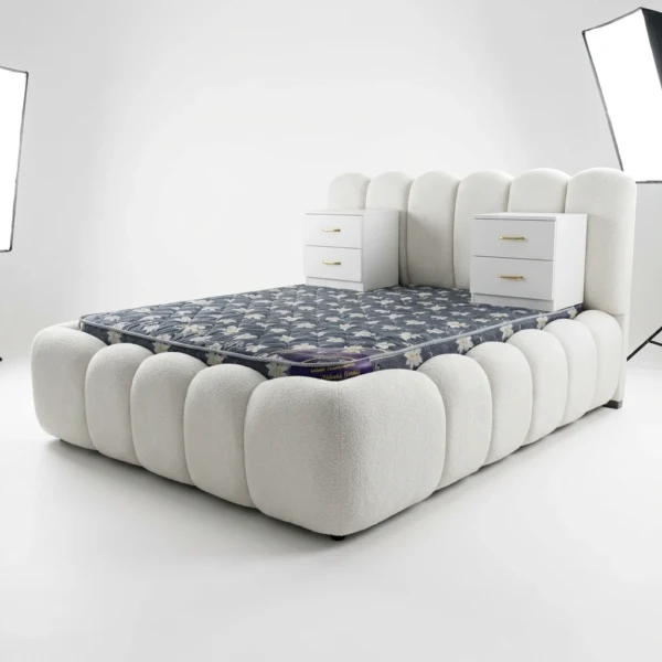 refined-image (2) Modern Velvet Tufted Platform Bed Frame