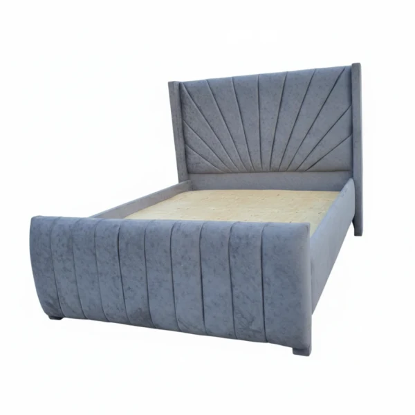 Aria Velvet Sunburst Art Deco Bed Frame